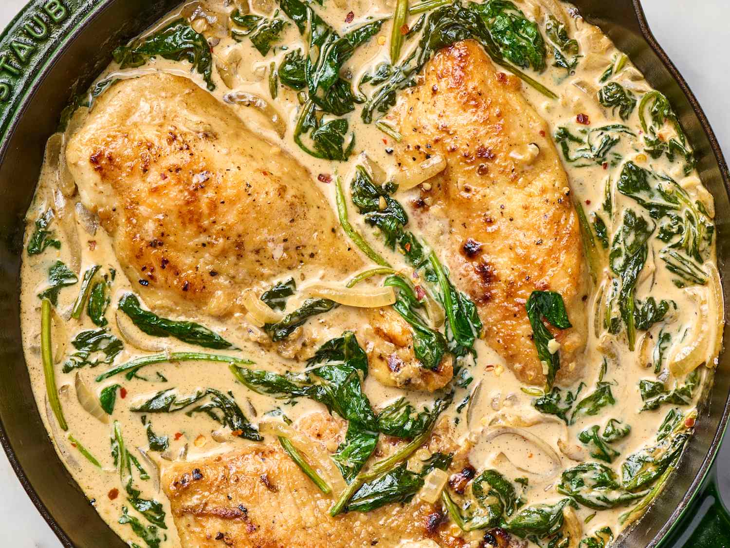 Chicken Spinach