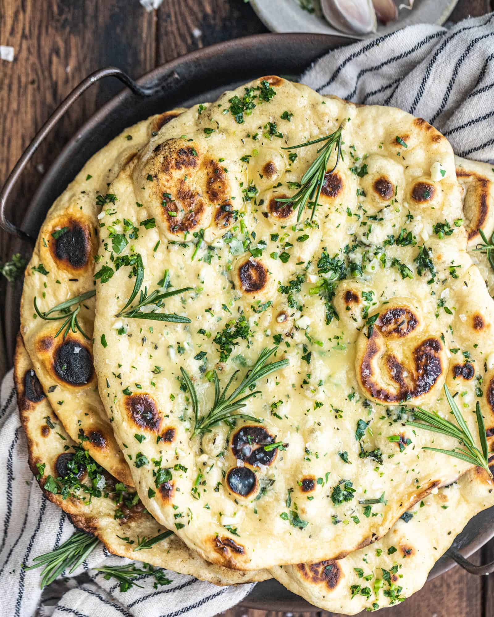 Garlic & Basil Naan