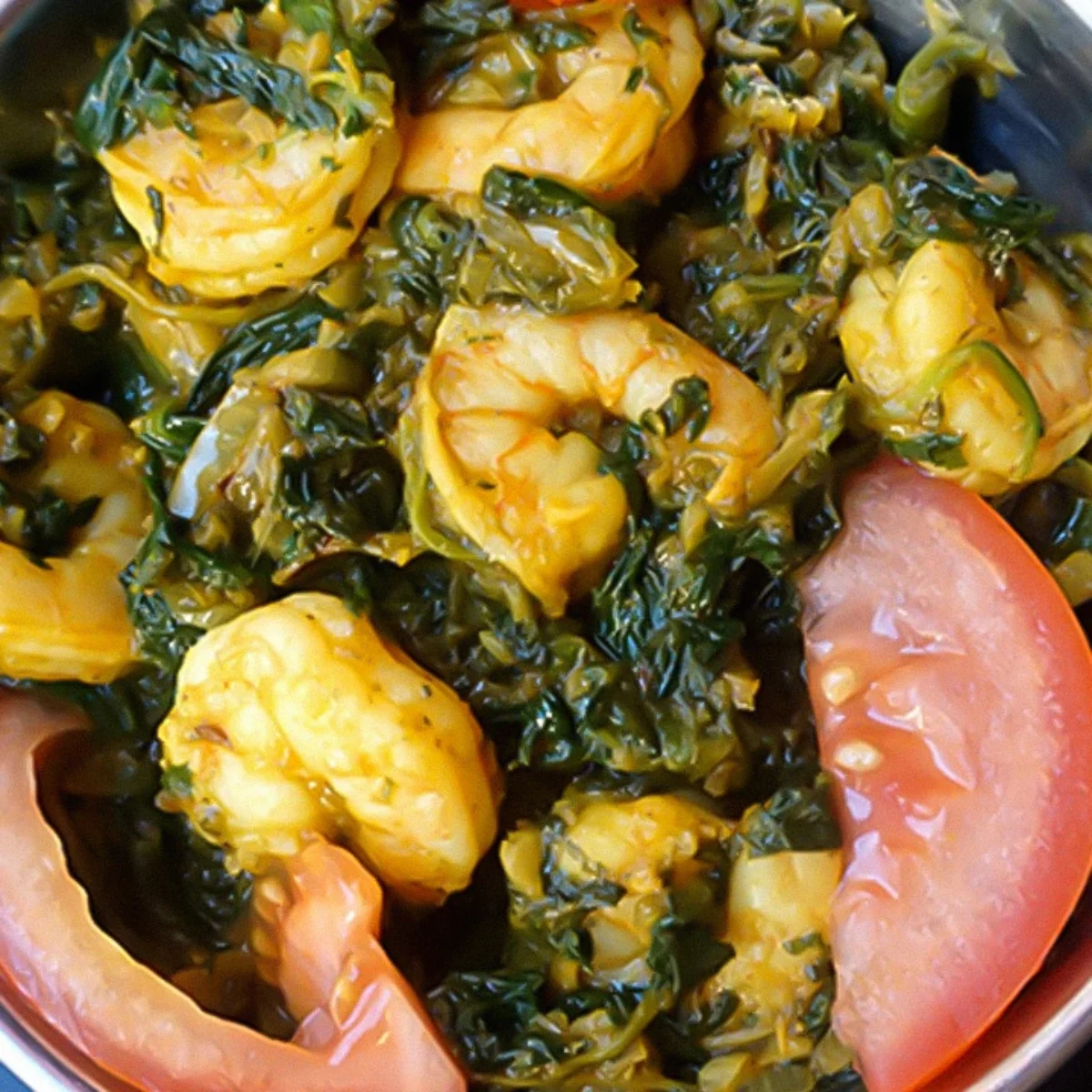 Palak Prawns