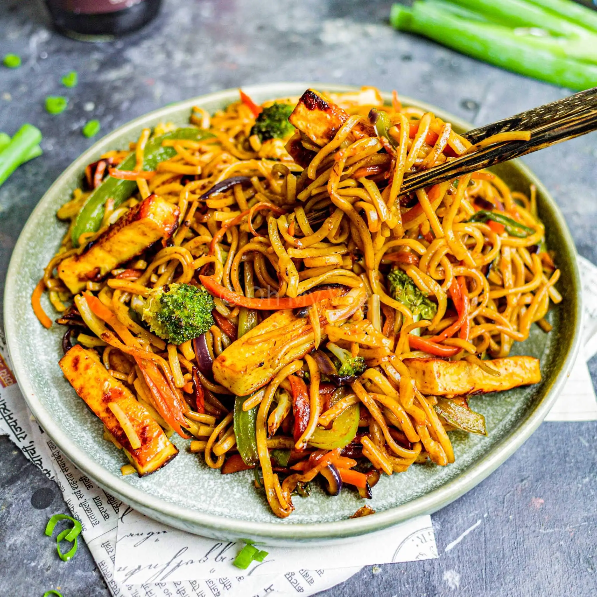 Veg Hakka Noodles
