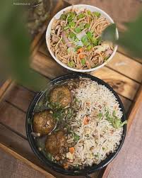 Veg/Chicken Manchurian with Fried Rice/ Noodles